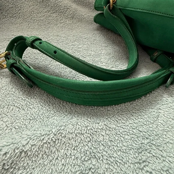Dooney and Bourke Mini Nubuck Drawstring in Jade - Picture 6 of 12
